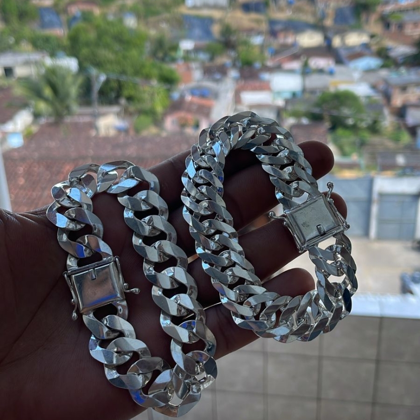 Pulseira 17mm Elo Duplo