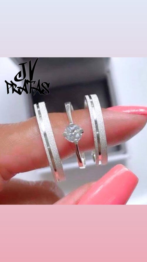 Aliança Diamantada 1 corte